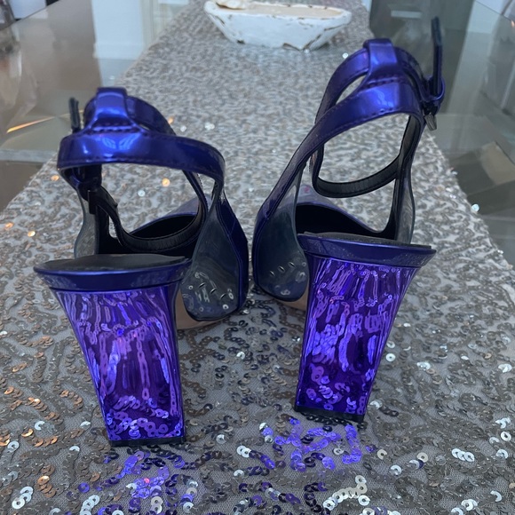 Aldo metallic purple heels - Picture 5 of 5